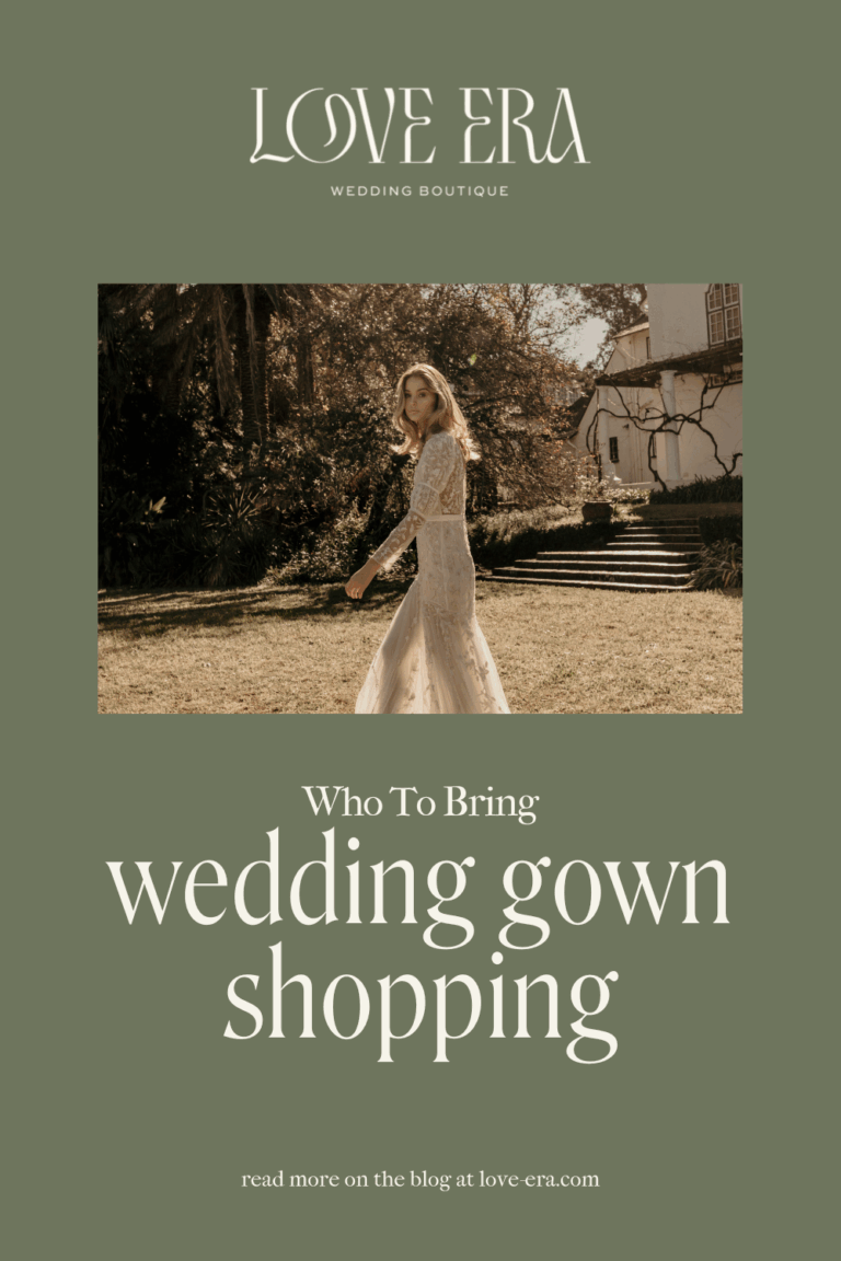 Who to Bring Wedding Gown Shopping